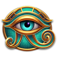 戰神賽特Ⅱ・荷魯斯之眼圖示，藍金相間的神聖之眼象徵覺醒與庇佑，散發古埃及神秘能量。